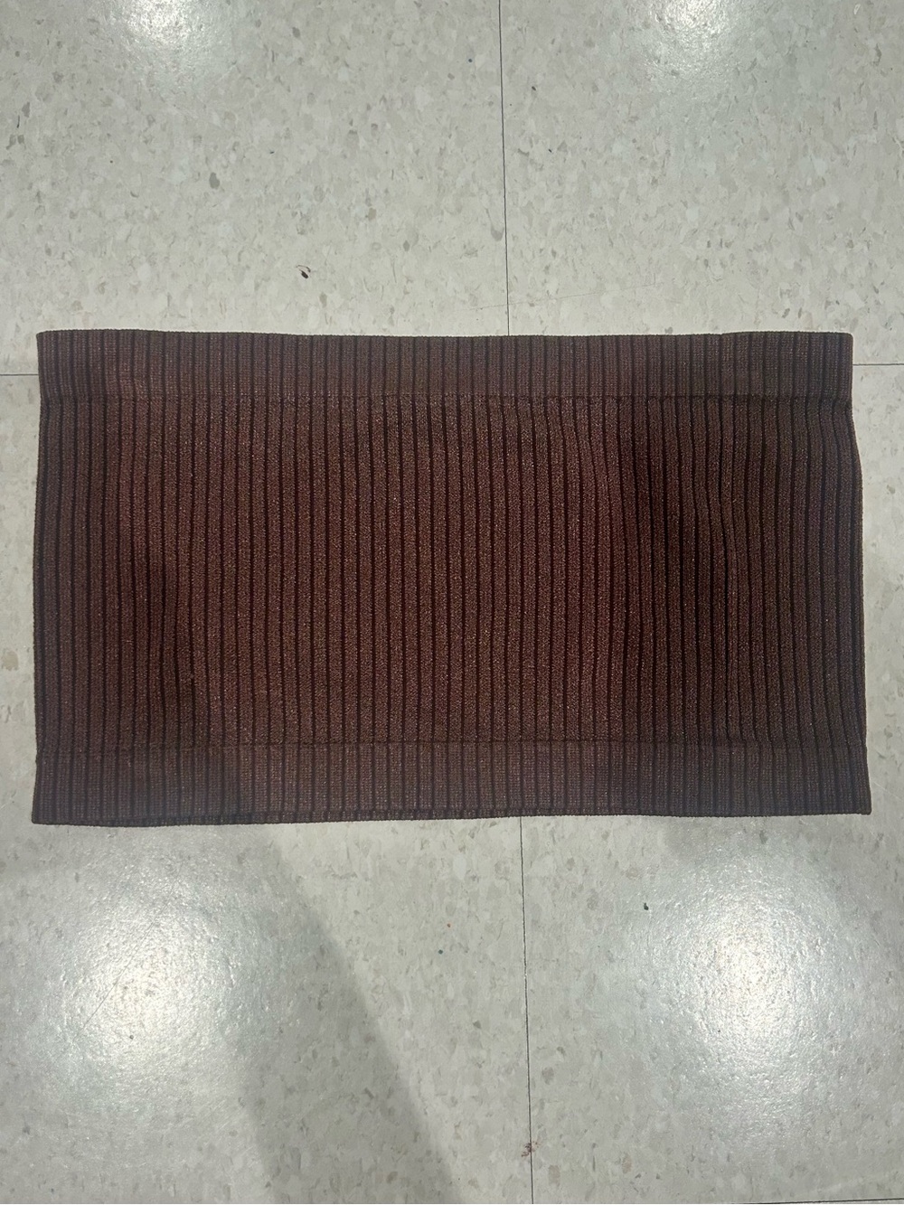 Brown Maroon Sparkly Tube Top